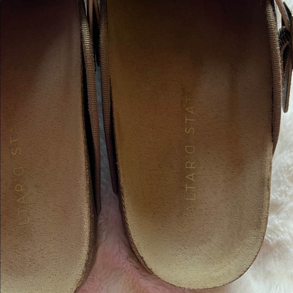 Altar’d State Leopard Print Clogs - image 3